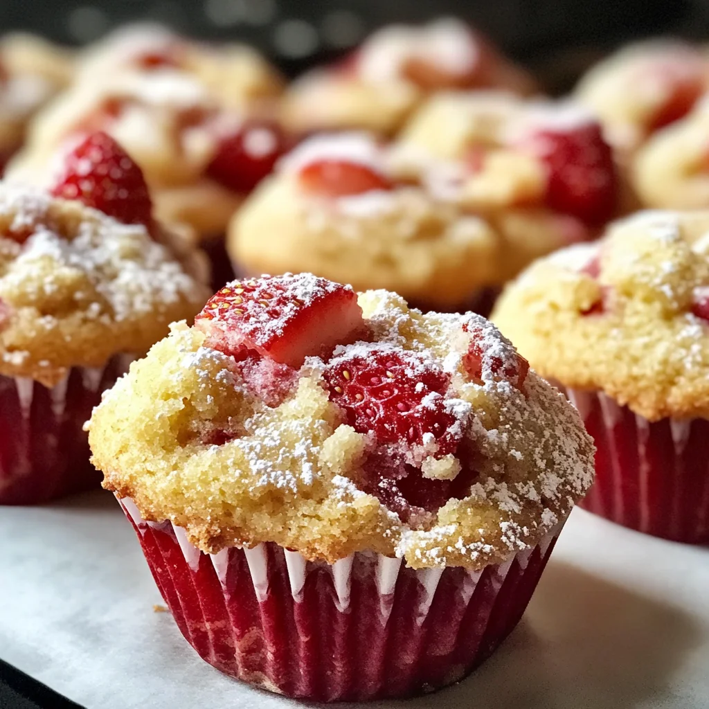 Strawberry Shortcake Muffins