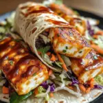 Sweet Chili Halloumi Wraps
