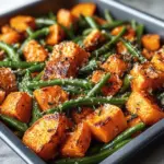 Sweet Potato & Green Bean Tray Bake: Easy & Delicious Recipe