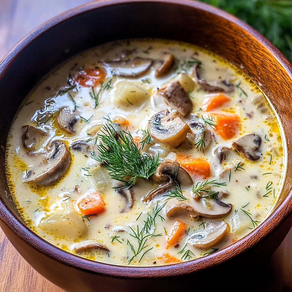The BEST Mushroom Soup Recipe