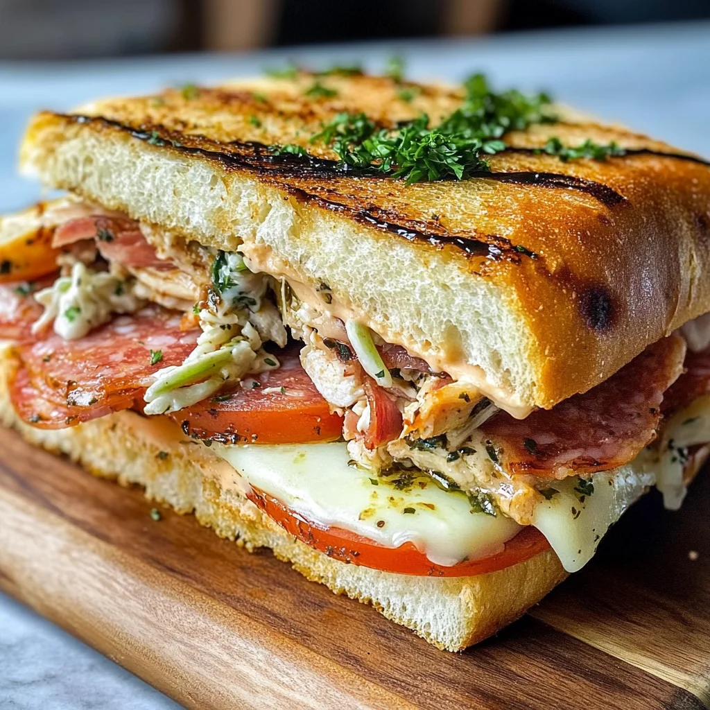 The Ultimate Gourmet Ciabatta Sandwich
