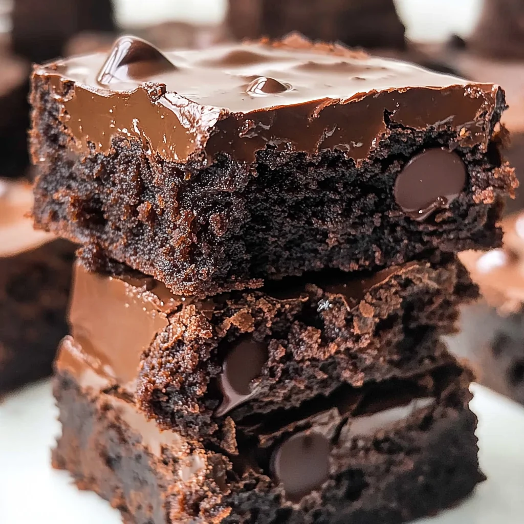 Triple Chocolate Brownies