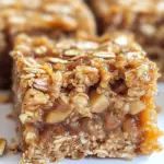 3 Ingredient Apple Oatmeal Bars