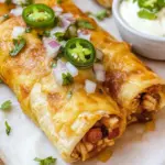 Baked Chicken Chimichanga