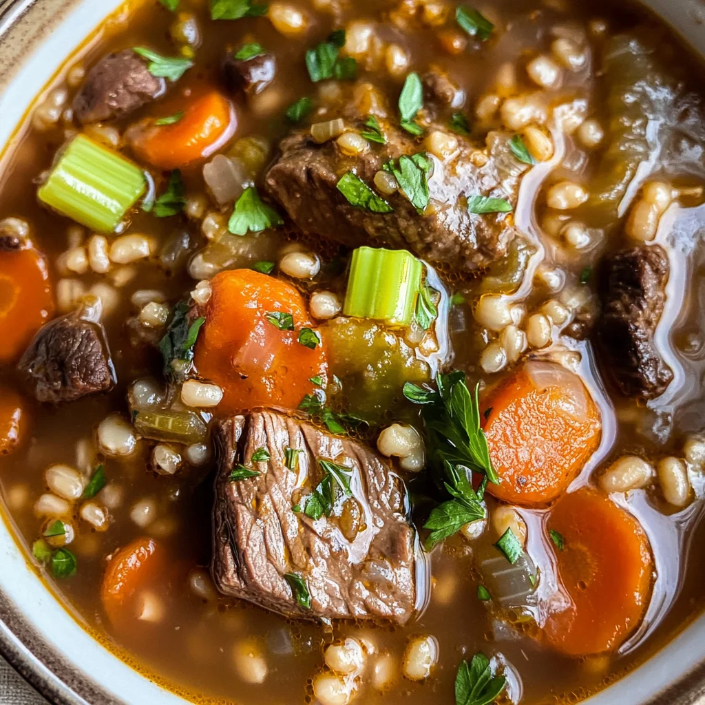 Beef Barley Soup
