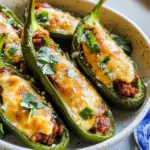 Cheese and Chorizo Stuffed Jalapeños