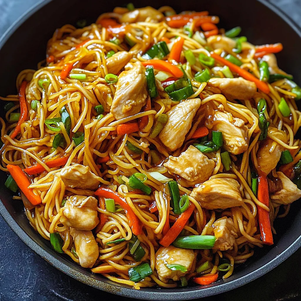 Chicken Chow Mein with the Best Chow Mein Sauce