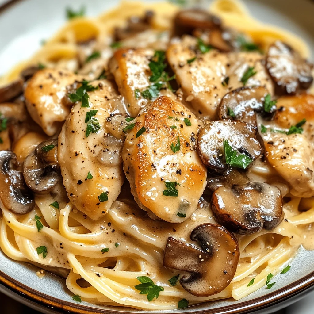 Chicken Marsala Pasta