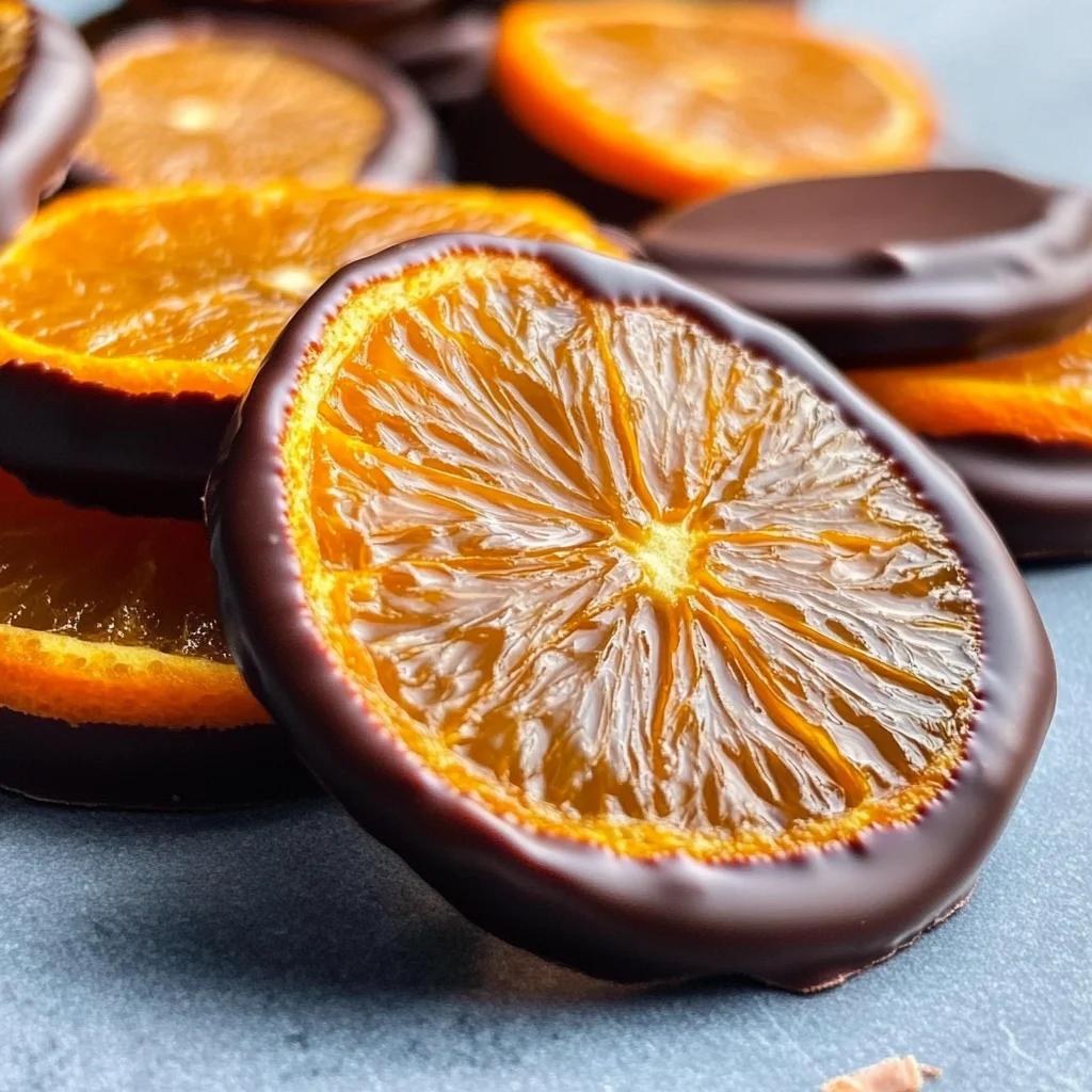 Chocolate-Dipped Candied Oranges