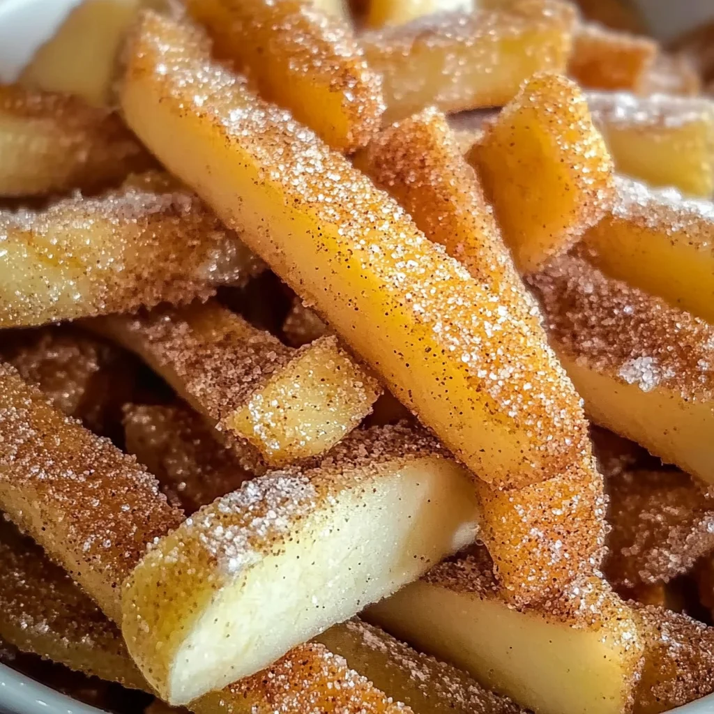 Cinnamon Sugar Apple Fries