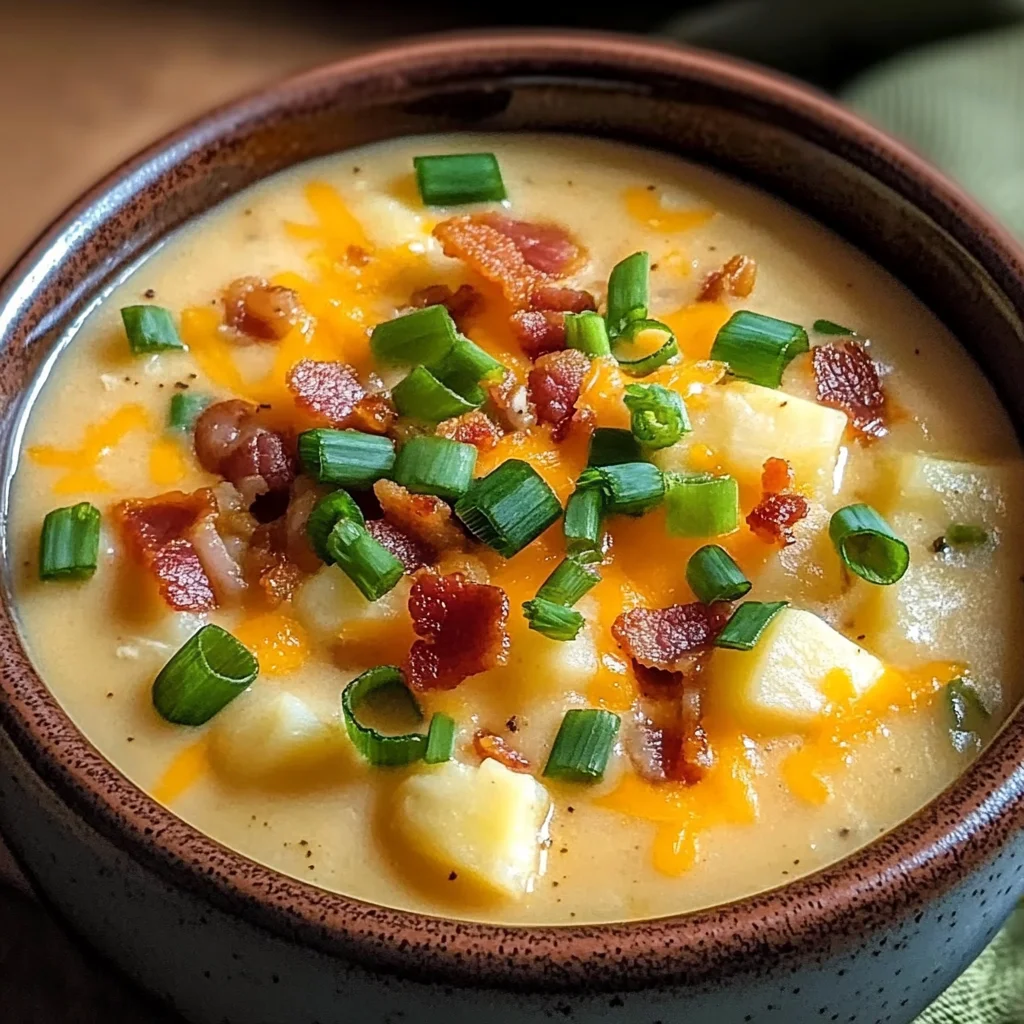 Comforting Loaded Baked Potato Soup