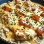 Creamy Smothered Chicken and Rice