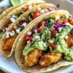 Crispy Baja Fish Tacos with Avocado Crema (30-Minutes)