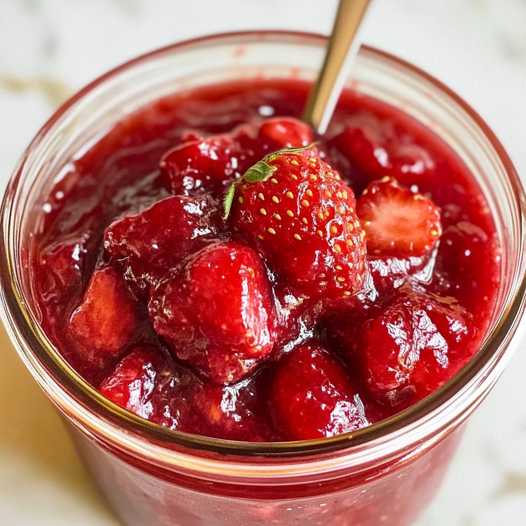 Easy Strawberry Compote