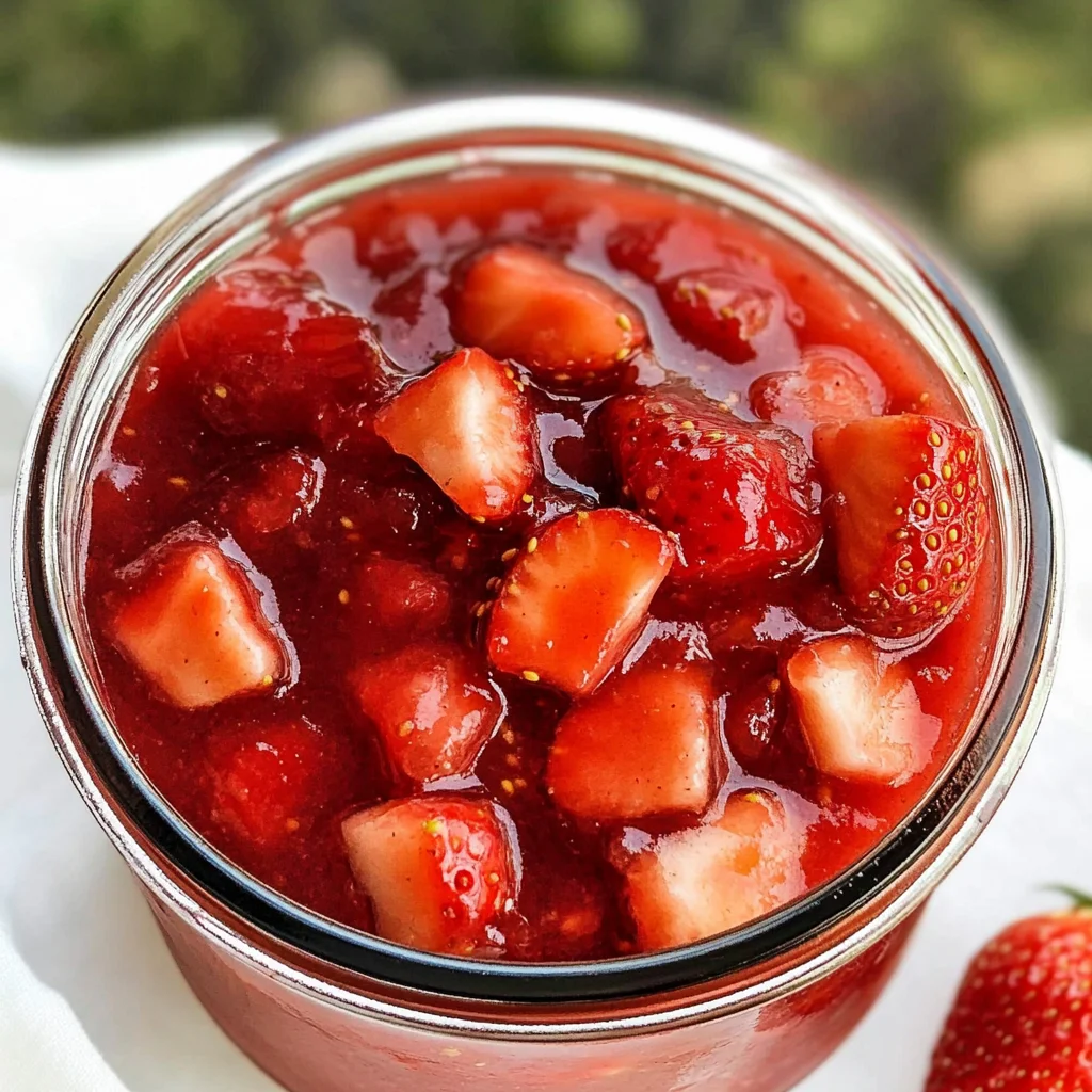 Easy Strawberry Topping (Strawberry Sauce)
