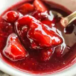 Easy homemade strawberry sauce