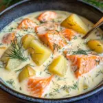 Finnish Salmon Soup (Lohikeitto)