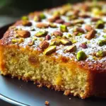 Flourless Orange Pistachio Almond Cake