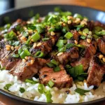 Ginger Lime beef with Coconut Rice