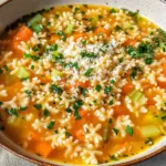 Italian Pastina Soup (Simple Vegetable Soup in 25 Minutes)