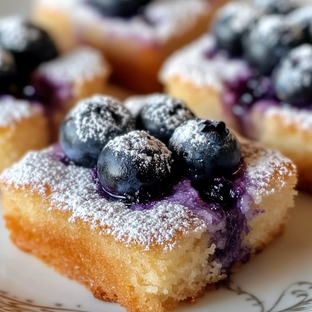 Lavender Blueberry Tea Cakes