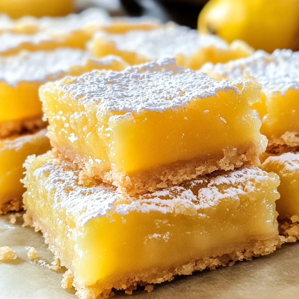 Lemon Bars (with Shortbread Crust!)