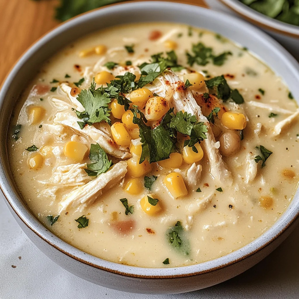 Mexican Street Corn White Chicken Chili Recipe