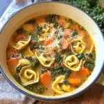 One Pot Vegetable Tortellini Soup