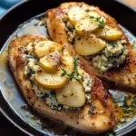 Pear and Gorgonzola Stuffed Chicken
