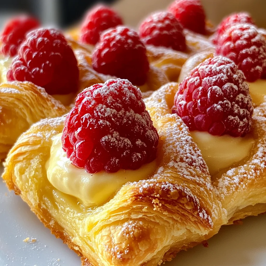 Raspberry Custard Pastry Recipe