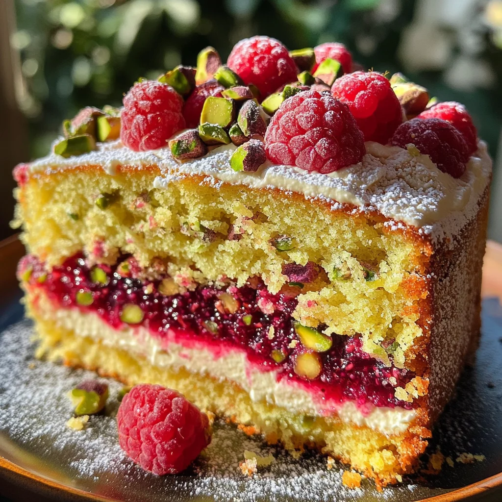 Raspberry Orange Pistachio Ricotta Cake: A Flavor Delight