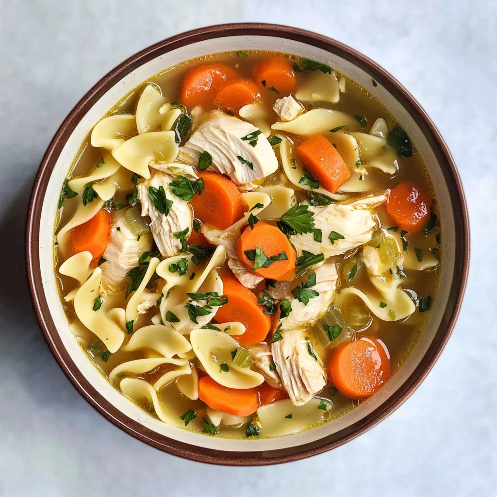 Slow Cooker Chicken Noodle Soup