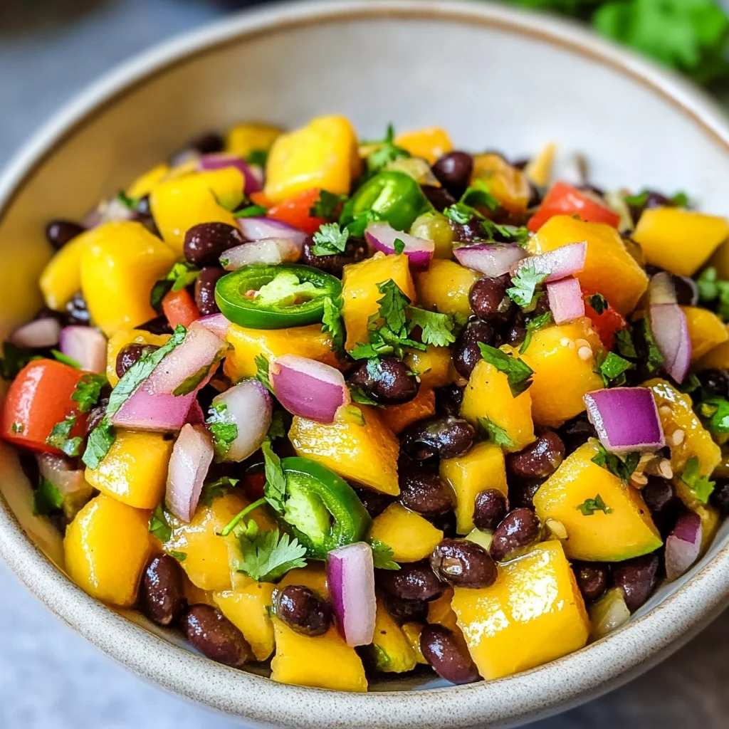 Spicy Mango Black Bean Salad