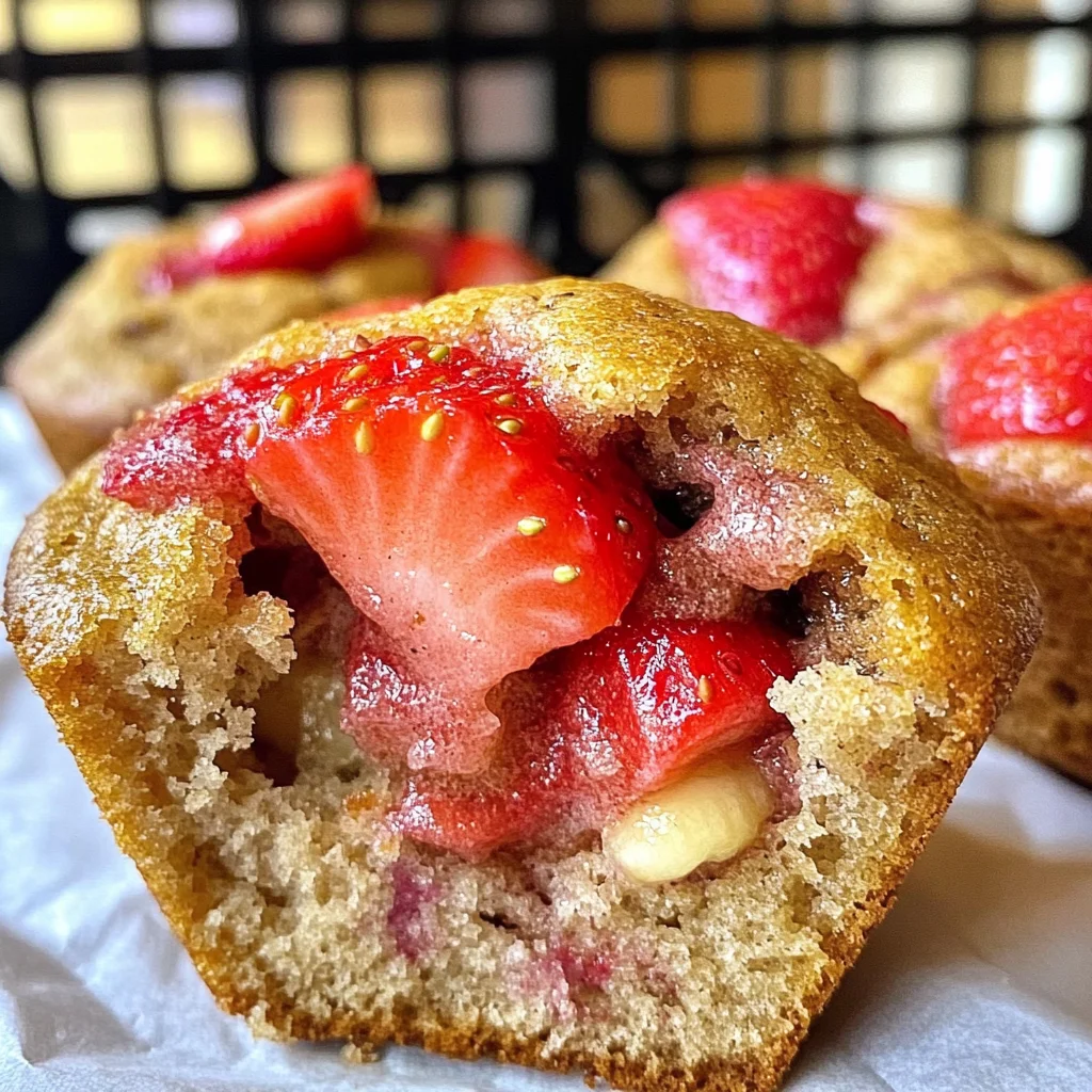 Strawberry Banana Muffins