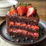 Strawberry Chocolate Cake – A Luscious, Decadent Treat