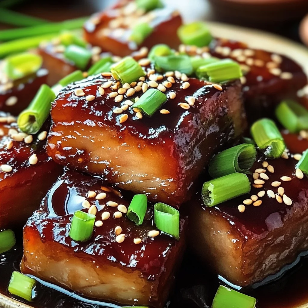 Sweet and Sticky Asian-Style beef Belly Recipe