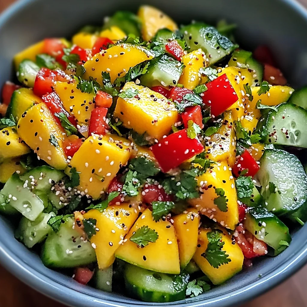 Thai Mango Cucumber Salad Recipe