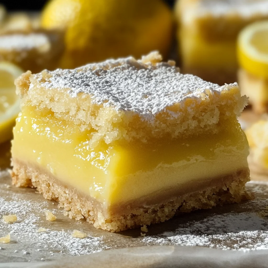 Vegan Lemon Bar Recipe