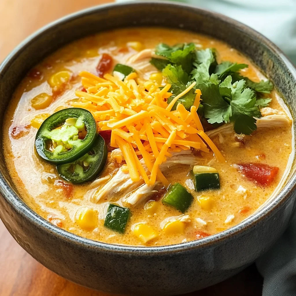 Creamy Chicken Tortilla Soup